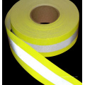 Fluorescent Yellow 100% Cotton Fire Flame Retardant Reflective Tape for Safety Clothing